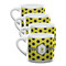 Honeycomb Double Shot Espresso Mugs - Set of 4 Front