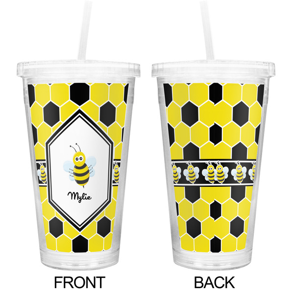 Honeycomb Double Wall Tumbler with Straw - Approval