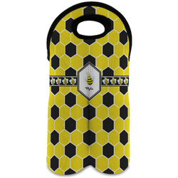 Honeycomb Wine Tote Bag (2 Bottles) (Personalized)