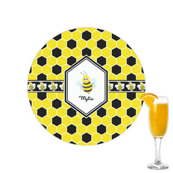 Honeycomb Printed Drink Topper - 2.15" (Personalized)
