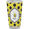 Honeycomb Pint Glass - Full Color - Front View