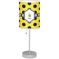 Honeycomb Lamp with Drum Shade (Personalized)