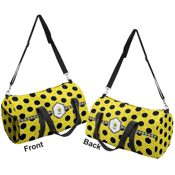 Honeycomb Duffle bag small front and back sides