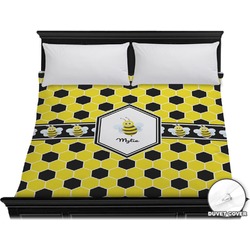 Honeycomb Duvet Cover - King (Personalized)