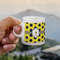 Honeycomb Espresso Cup - 3oz LIFESTYLE (new hand)