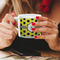 Honeycomb Espresso Cup - 6oz (Double Shot) LIFESTYLE (Woman hands cropped)