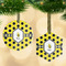 Honeycomb Frosted Glass Ornament - MAIN PARENT