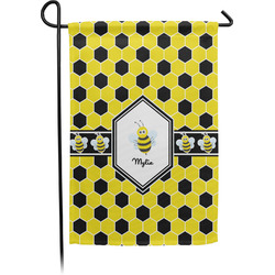 Honeycomb Small Garden Flag - Single Sided w/ Name or Text