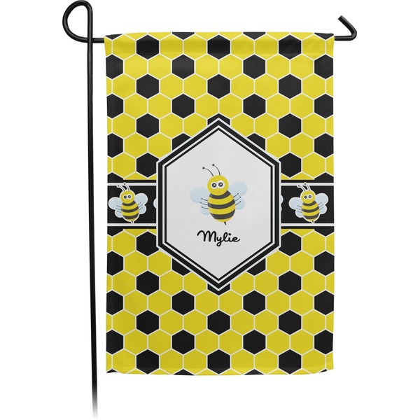 Custom Honeycomb Small Garden Flag - Double Sided w/ Name or Text