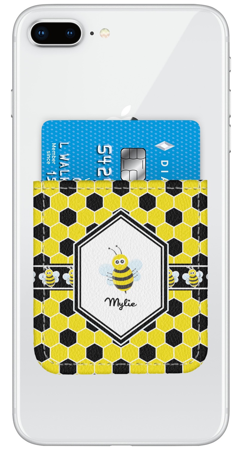 Genuine Leather Adhesive Phone Wallet (Personalized