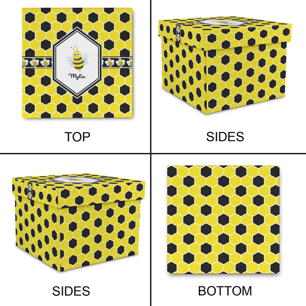 Honeycomb Gift Boxes with Lid - Canvas Wrapped - Small - Approval