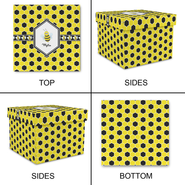 Honeycomb Gift Boxes with Lid - Canvas Wrapped - X-Large - Approval