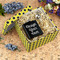 Honeycomb Gift Boxes with Lid - Canvas Wrapped - X-Large - In Context