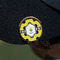 Honeycomb Golf Ball Marker Hat Clip - Gold - On Hat