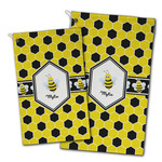 Honeycomb Golf Towel - Poly-Cotton Blend w/ Name or Text