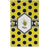 Honeycomb Golf Towel - Poly-Cotton Blend - Small w/ Name or Text