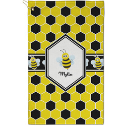 Honeycomb Golf Towel - Poly-Cotton Blend - Small w/ Name or Text