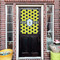 Honeycomb House Flags - Double Sided - (Over the door) LIFESTYLE