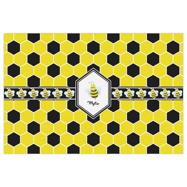 Honeycomb Indoor / Outdoor Rug - 4'x6' - Front Flat