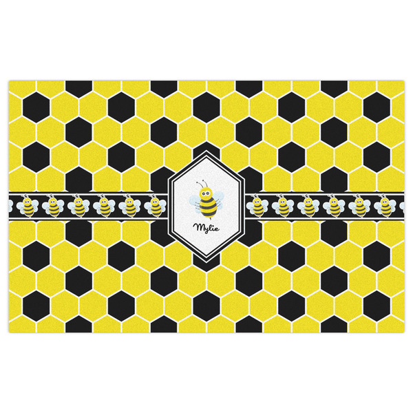 Honeycomb Indoor / Outdoor Rug - 5'x8' - Front Flat