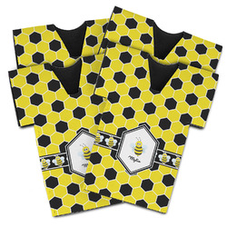 Honeycomb Jersey Bottle Cooler - Set of 4 (Personalized)