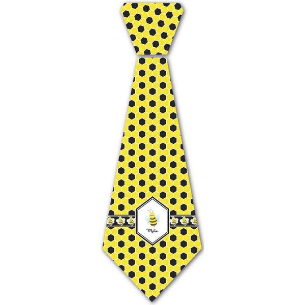 Custom Honeycomb Iron On Tie - 4 Sizes w/ Name or Text