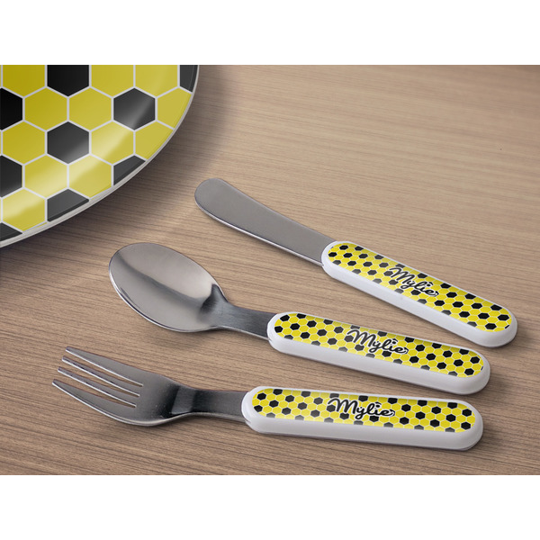 Honeycomb Kids Flatware w/ Plate
