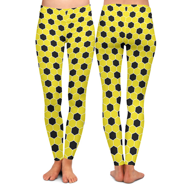 Honeycomb Ladies Leggings - Front and Back