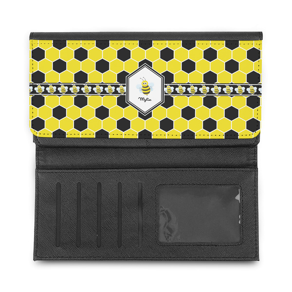 Honeycomb Ladies Wallet - Half Way Open
