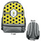 Honeycomb Large Backpack - Gray - Front & Back View