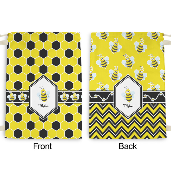 Honeycomb Large Laundry Bag - Front & Back View