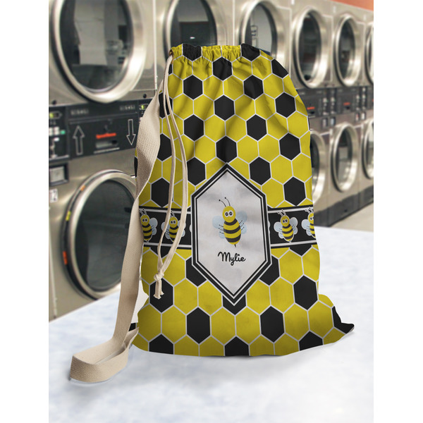 Honeycomb Laundry Bag in Laundromat
