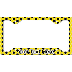 Honeycomb License Plate Frame - Style C (Personalized)