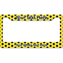 Honeycomb License Plate Frame - Style B (Personalized)