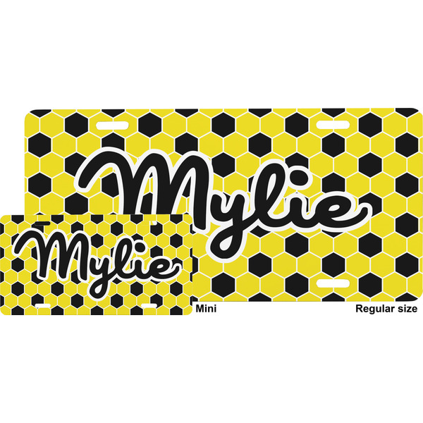 Honeycomb License Plate (Sizes)