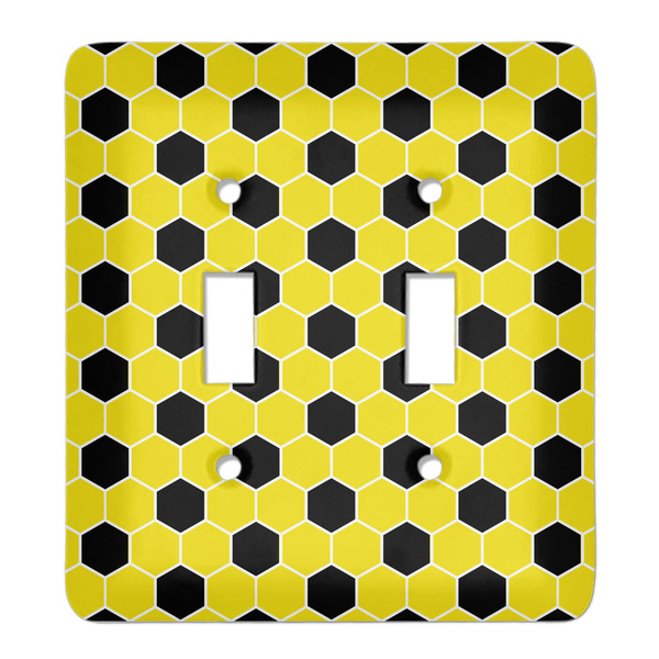 Custom Honeycomb Light Switch Cover (2 Toggle Plate)