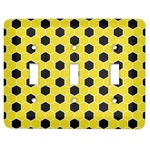 Honeycomb Light Switch Cover (3 Toggle Plate)