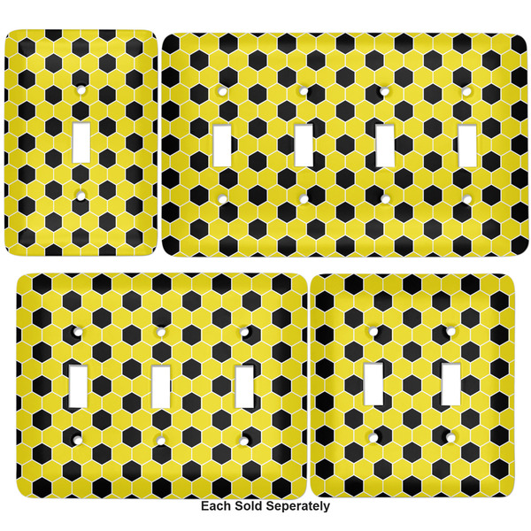 Honeycomb Light Switch Covers all sizes