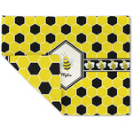 Honeycomb Double-Sided Linen Placemat - Single w/ Name or Text