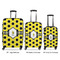 Honeycomb Luggage Bags all sizes - With Handle