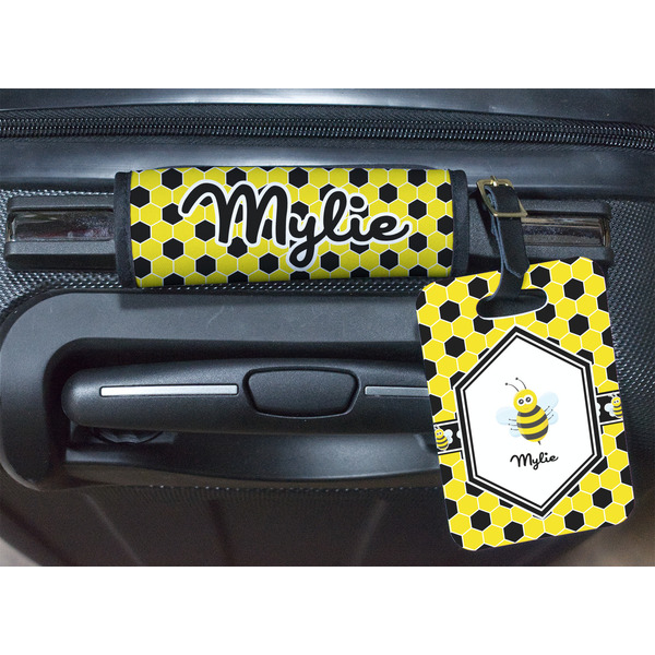 Honeycomb Luggage Wrap & Tag