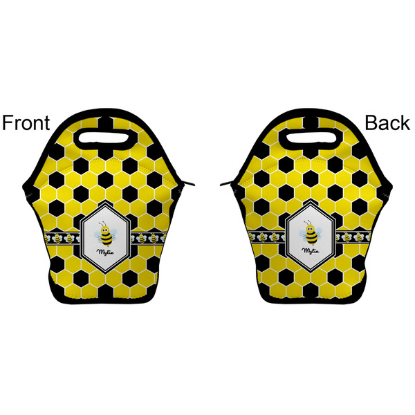 Honeycomb Lunch Bag - Front and Back