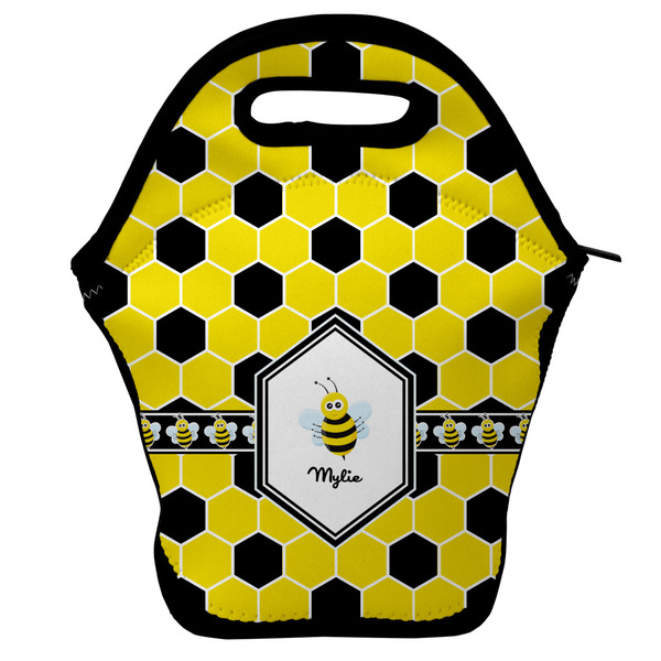Custom Honeycomb Lunch Bag w/ Name or Text
