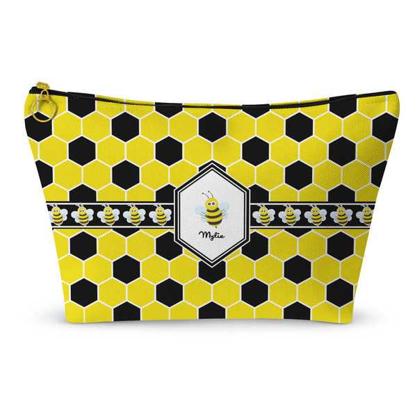 Custom Honeycomb Makeup Bag - Large - 12.5"x7" (Personalized)