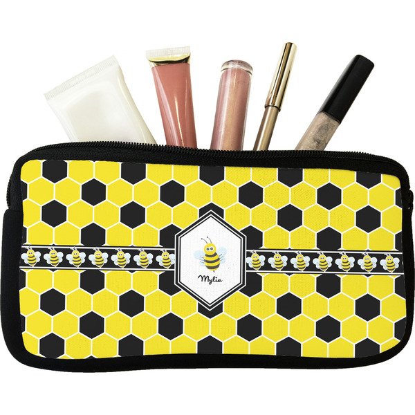Custom Honeycomb Makeup / Cosmetic Bag - Small (Personalized)
