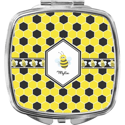 Honeycomb Compact Makeup Mirror (Personalized)
