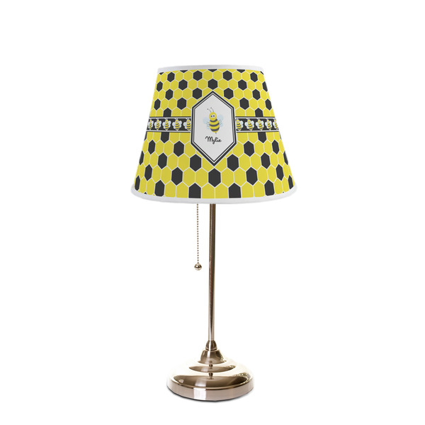 Honeycomb Poly Film Empire Lampshade - On Stand
