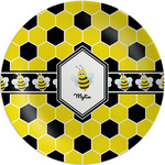 Honeycomb Melamine Salad Plate - 8" (Personalized)