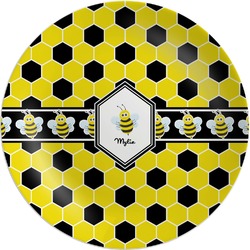 Honeycomb Melamine Plate (Personalized)