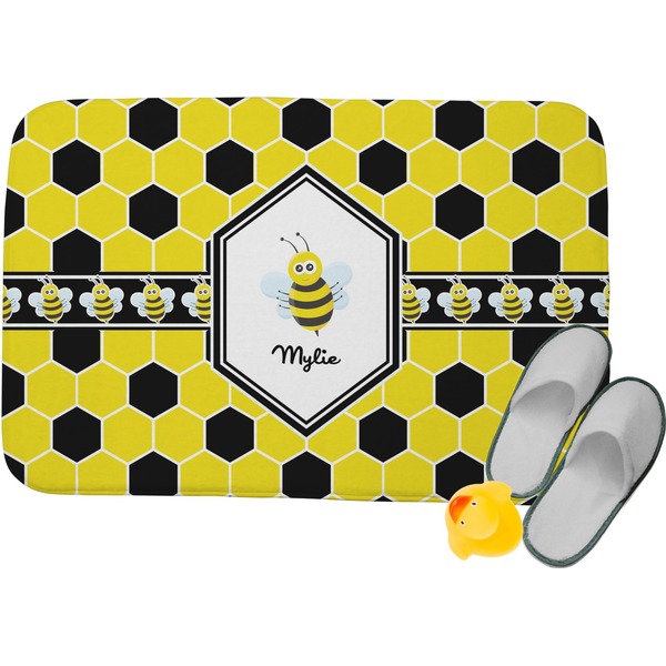 Custom Honeycomb Memory Foam Bath Mat (Personalized)